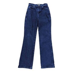 Antonio Melani Women's Blue Dark Wash High-Rise Straight Leg Jeans Size 26